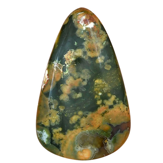Rhyolite - Rainforest Jasper 37.35x23.25x6.3 mm Fancy Gemstone LS03469-58