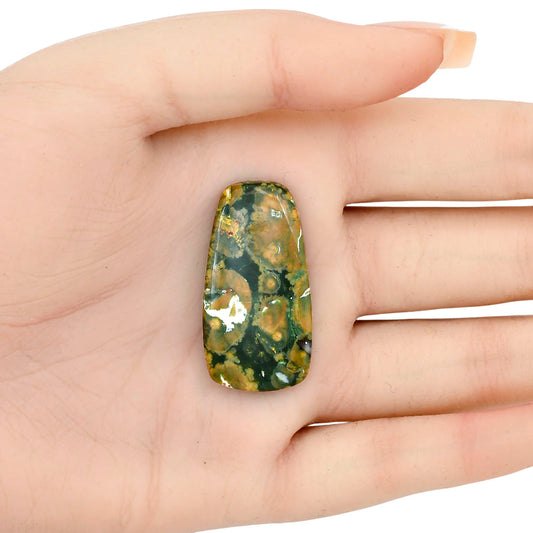 Rhyolite - Rainforest Jasper 36.15x18.8x5.6 mm Fancy Gemstone LS03471-58