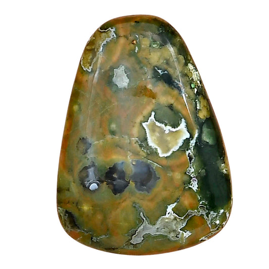 Rhyolite - Rainforest Jasper 29.66x21.75x5.5 mm Fancy Gemstone LS03488-58