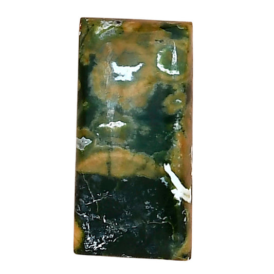 Rhyolite - Rainforest Jasper 22x10.8x5 mm Baguette Gemstone LS03491-58