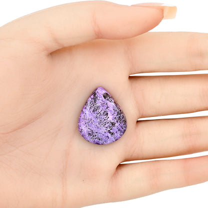 Purpurite 25.4x21.55x5 mm Heart Gemstone LS03531-60