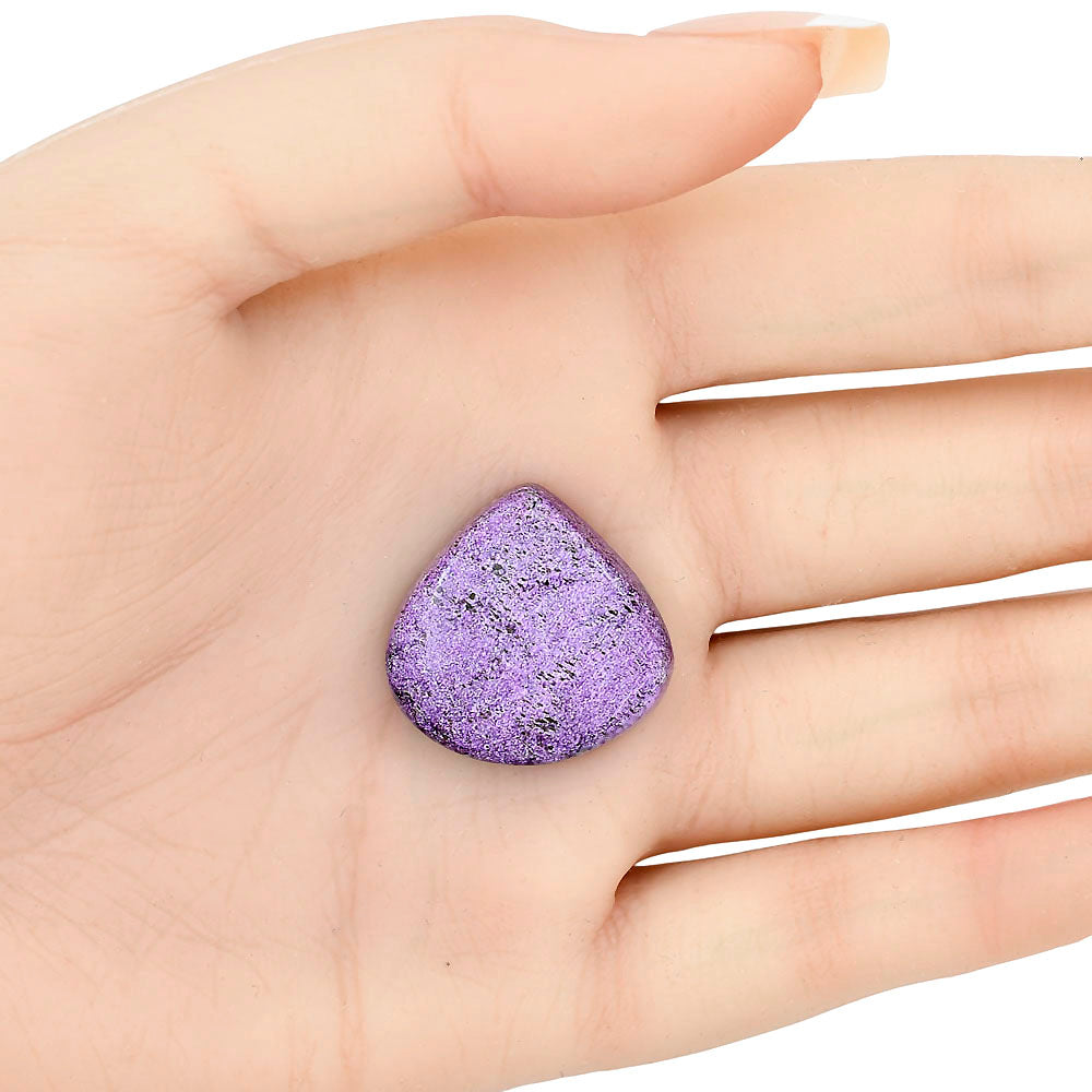 Purpurite 24x23.4x6 mm Heart Gemstone LS03532-60