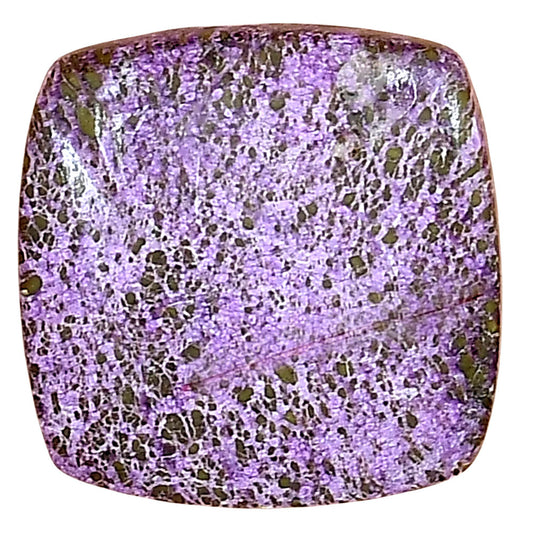 Purpurite 21.6x21.5x4.5 mm Baguette Gemstone LS03538-60