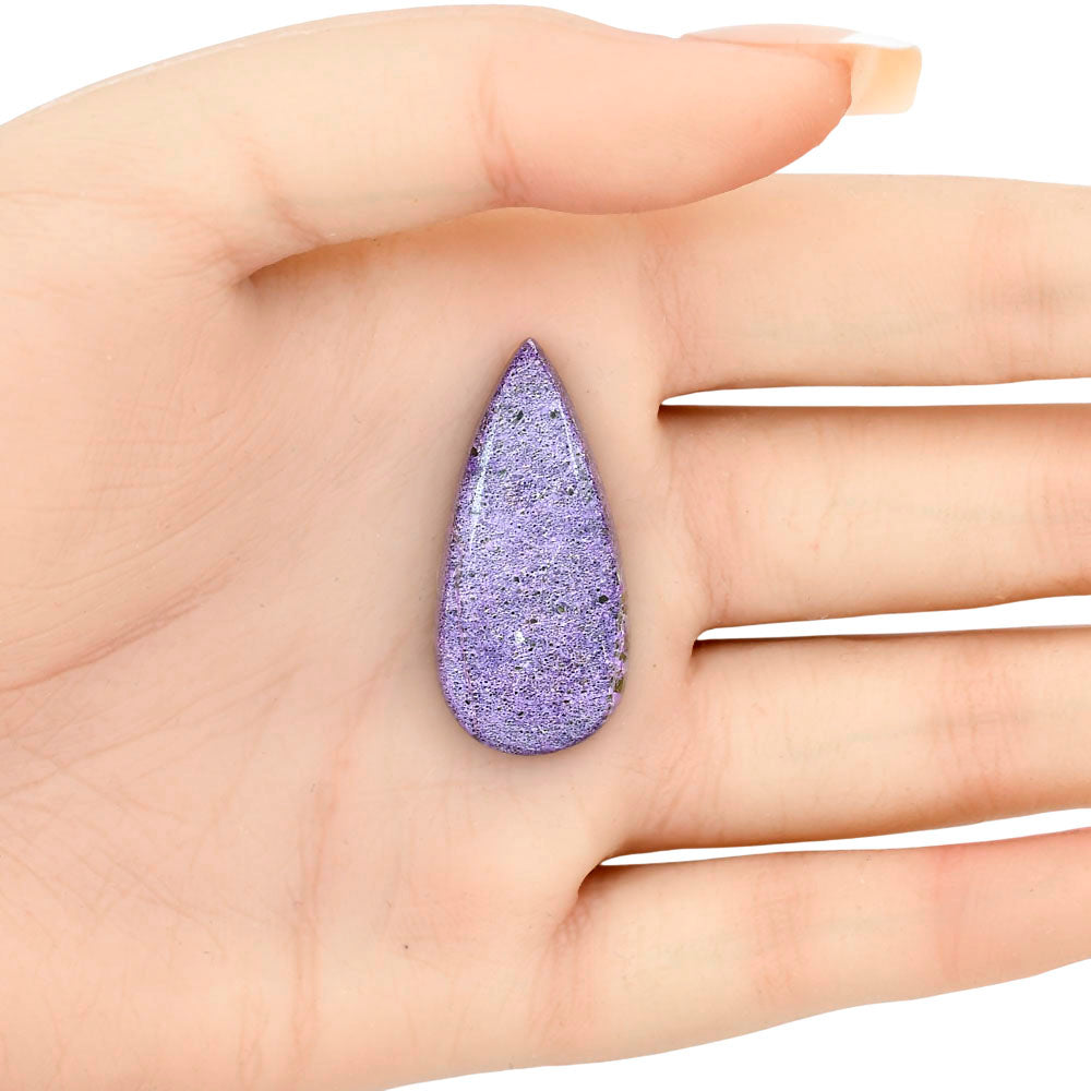 Purpurite 34.7x16.4x6.4 mm Pear Gemstone LS03539-60