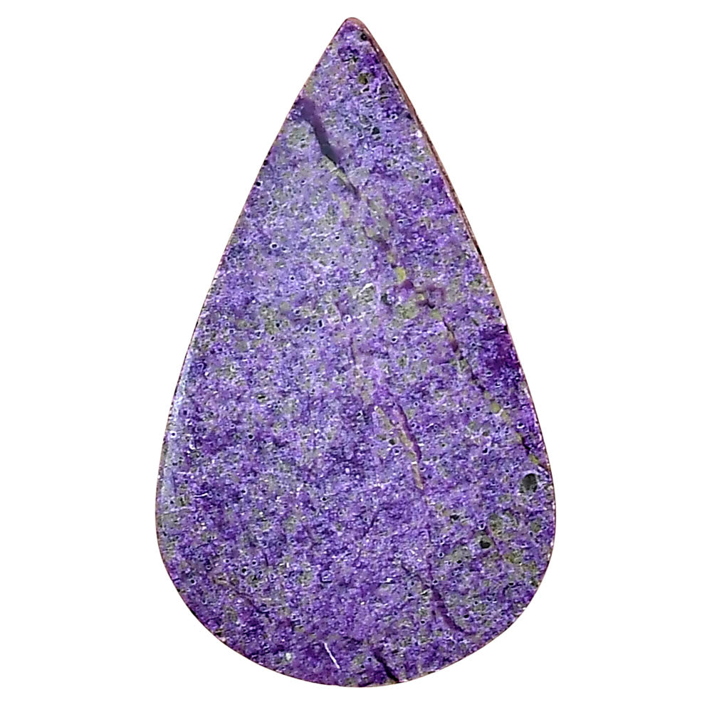 Purpurite 34.2x20.45x4.2 mm Pear Gemstone LS03558-60