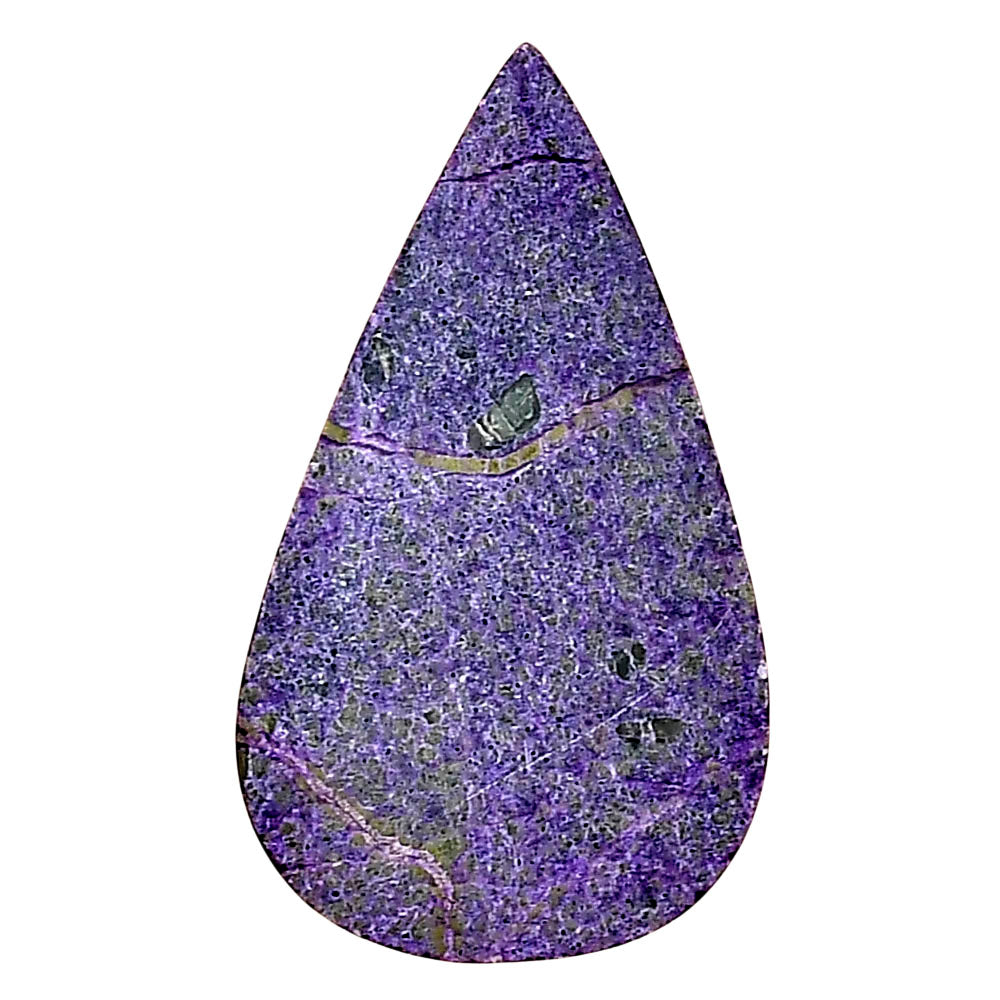 Purpurite 31.85x18.4x5 mm Pear Gemstone LS03566-60