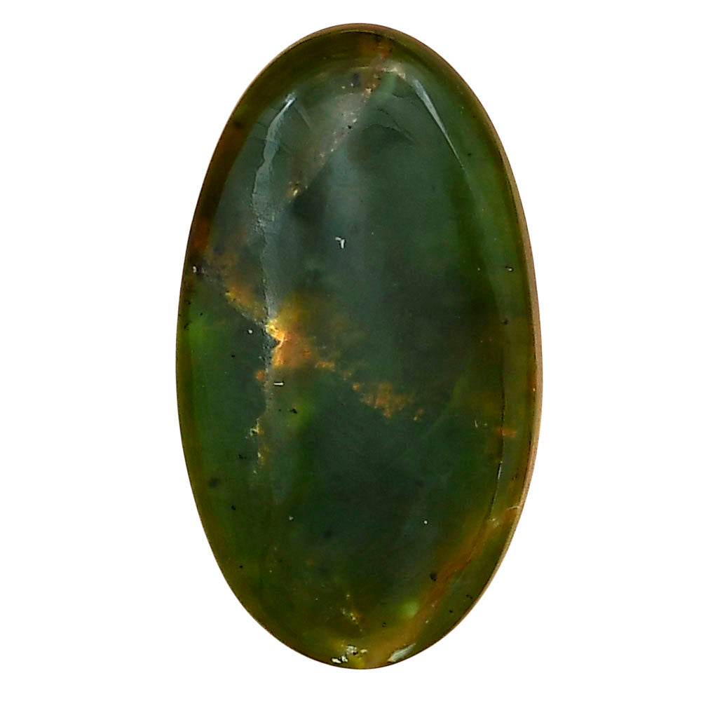 Chrome Chalcedony 31.25x17.7x5 mm Oval Gemstone LS03569-61