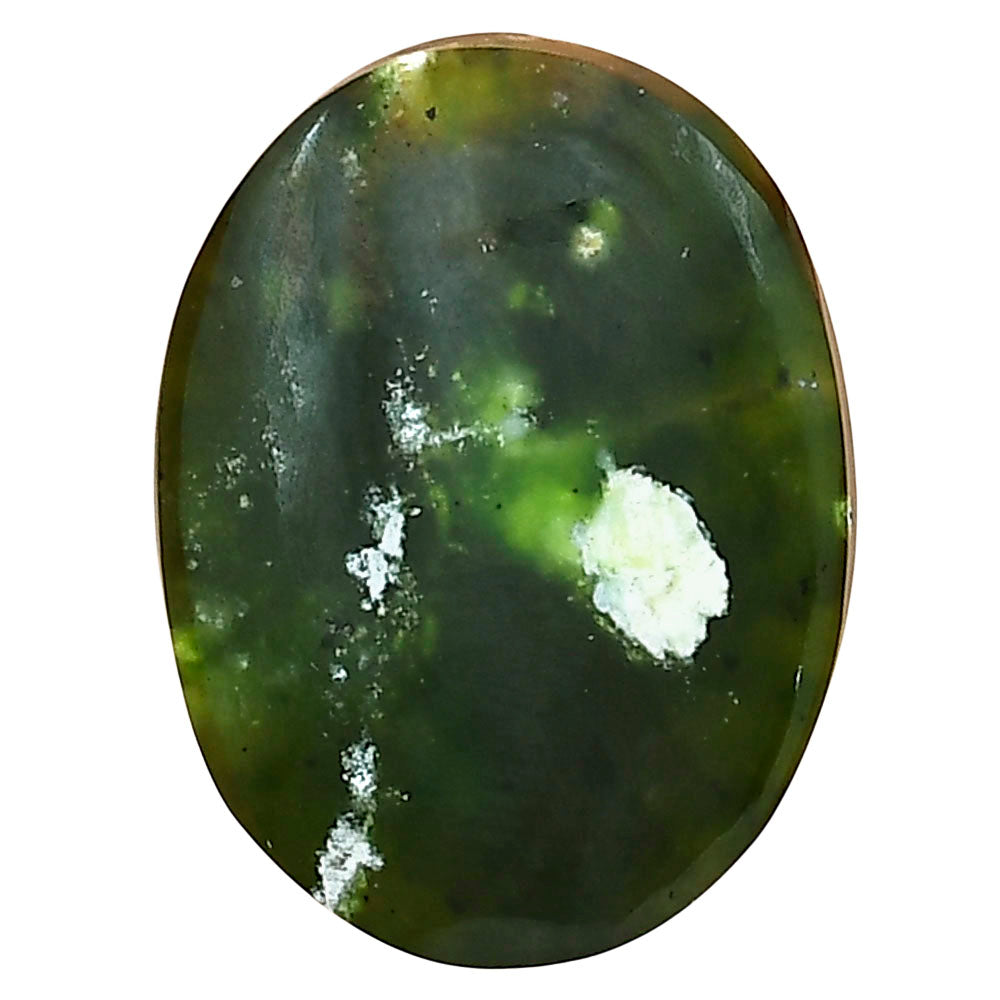 Chrome Chalcedony 26.4x19.7x5.8 mm Oval Gemstone LS03574-61