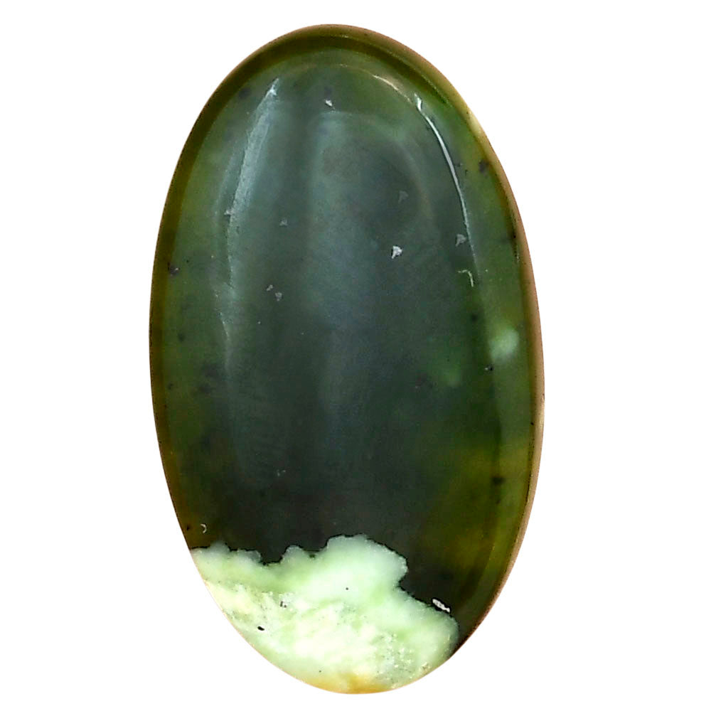Chrome Chalcedony 31.1x18.6x5.6 mm Oval Gemstone LS03579-61