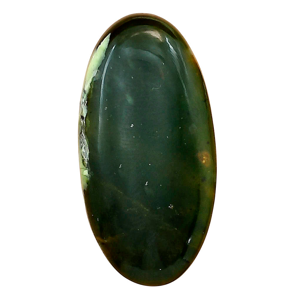 Chrome Chalcedony 36.3x18.4x6 mm Oval Gemstone LS03581-61