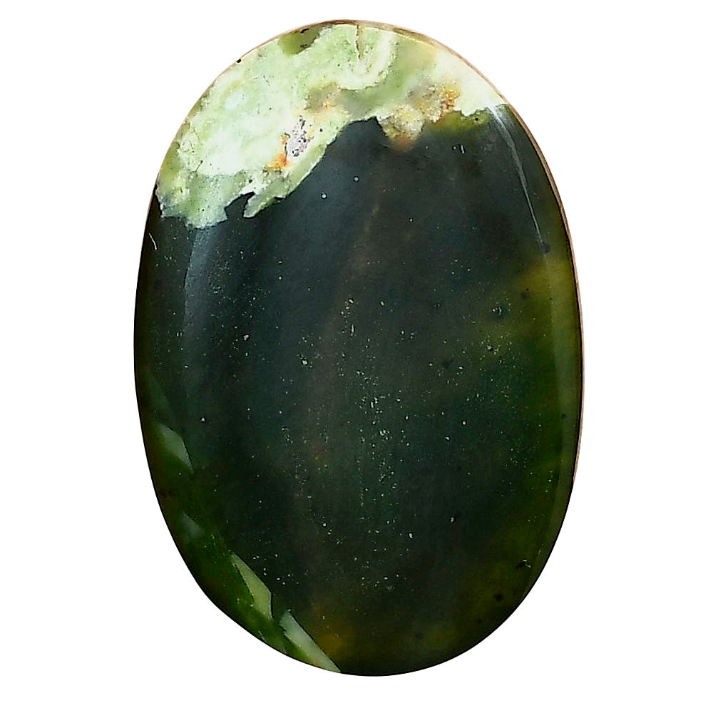 Chrome Chalcedony 32x22x4.8 mm Oval Gemstone LS03582-61