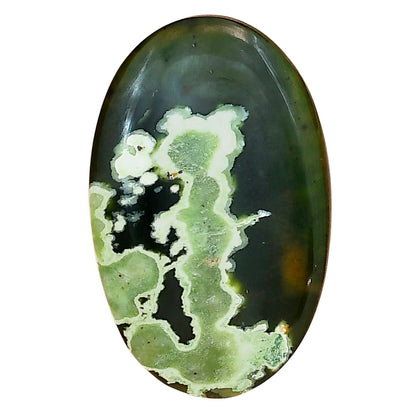 Chrome Chalcedony 32.8x20.7x5 mm Oval Gemstone LS03583-61