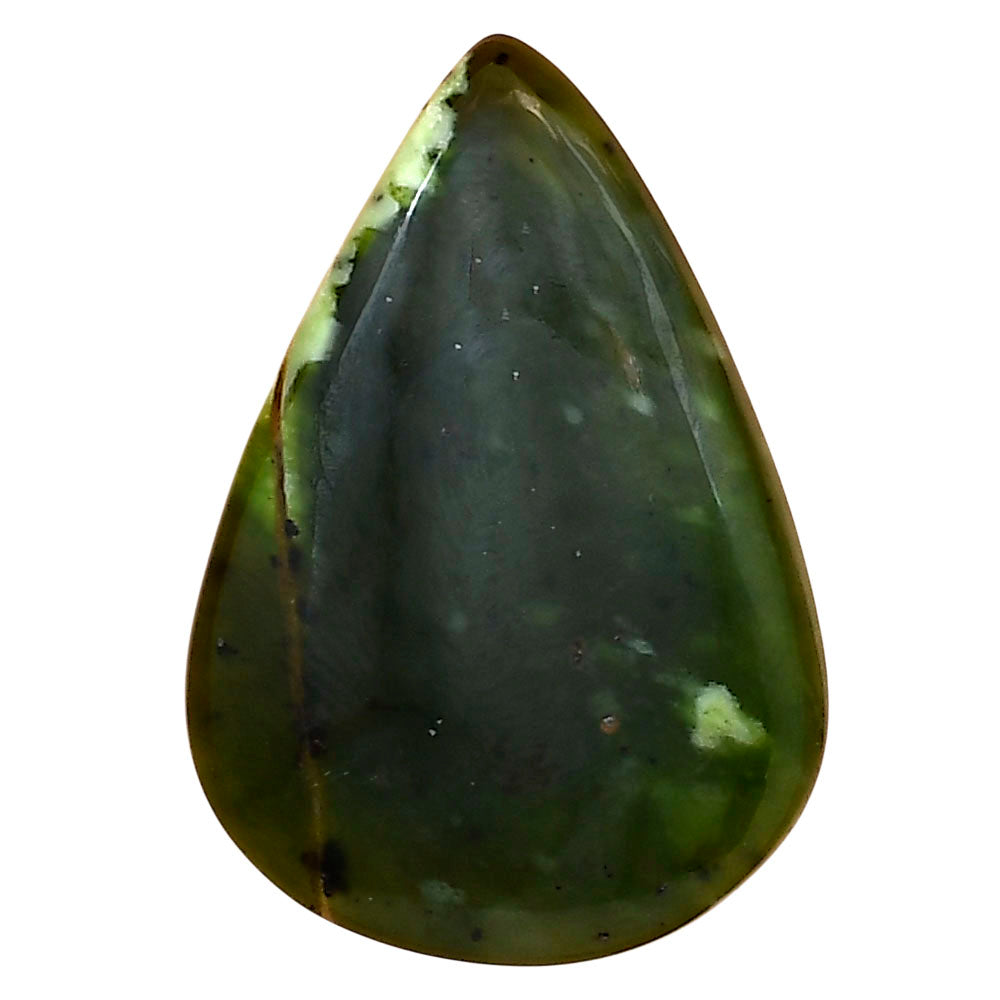 Chrome Chalcedony 32.7x22.65x5 mm Pear Gemstone LS03590-61