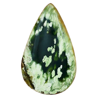 Chrome Chalcedony 37.3x22.45x5.5 mm Pear Gemstone LS03591-61