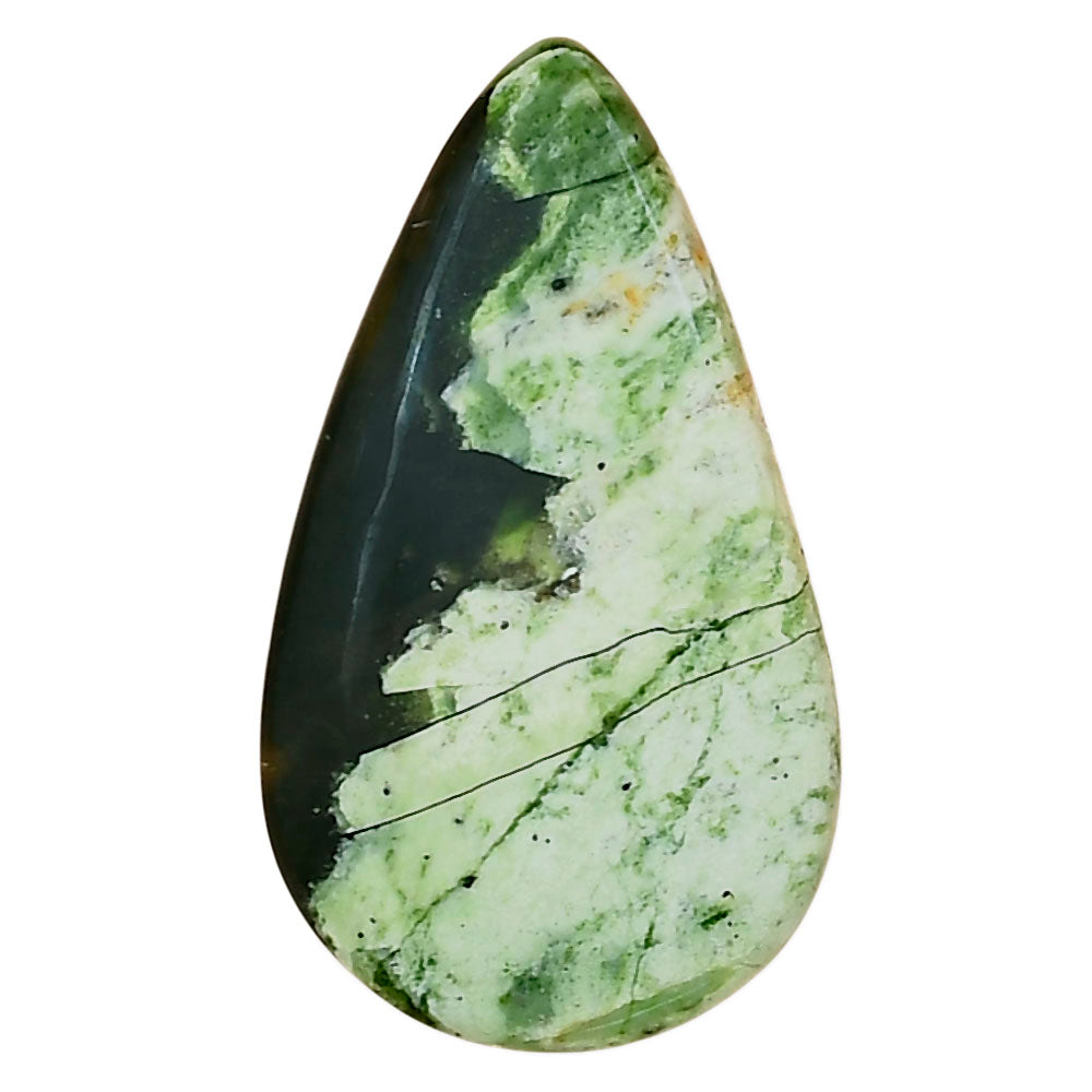 Chrome Chalcedony 33.25x19x5.3 mm Pear Gemstone LS03596-61