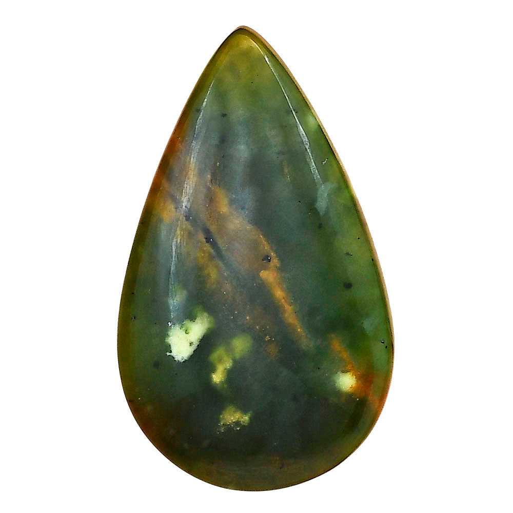 Chrome Chalcedony 36.65x21.85x5.7 mm Pear Gemstone LS03602-61