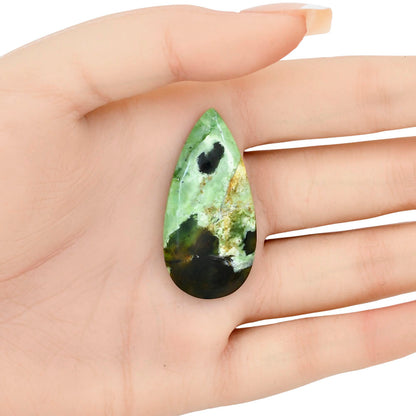 Chrome Chalcedony 41.65x20.45x5.5 mm Pear Gemstone LS03606-61