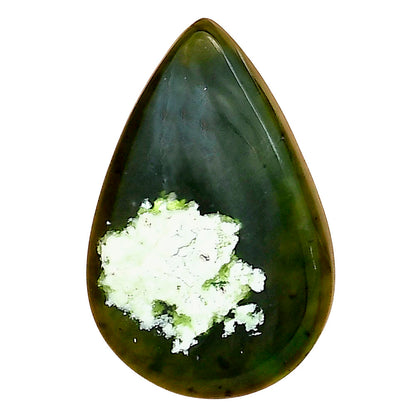 Chrome Chalcedony 27.25x17.8x5.3 mm Pear Gemstone LS03614-61