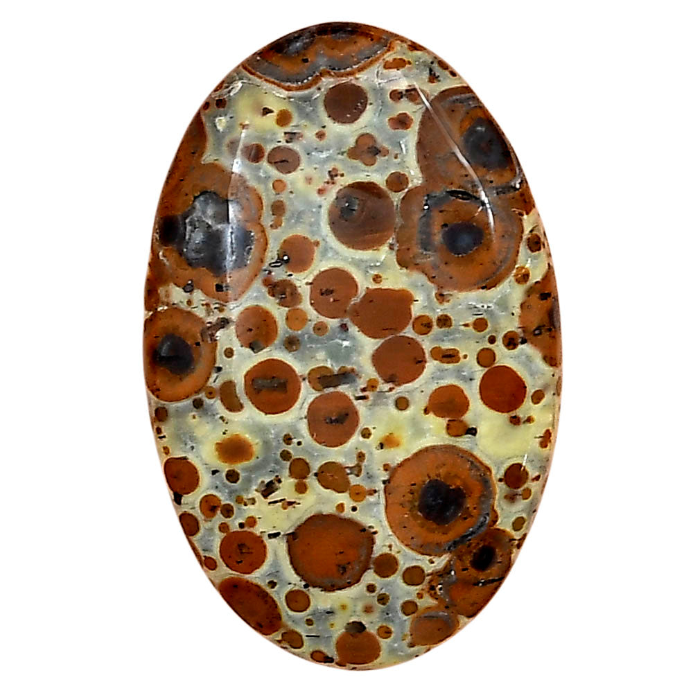 Asteroid Jasper 32x20.65x4.7 mm Oval Gemstone LS03615-62