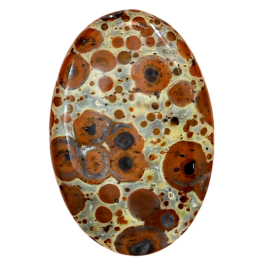 Asteroid Jasper 32x21.55x5 mm Oval Gemstone LS03616-62