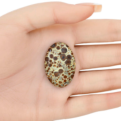 Asteroid Jasper 34x23.15x4.8 mm Oval Gemstone LS03617-62