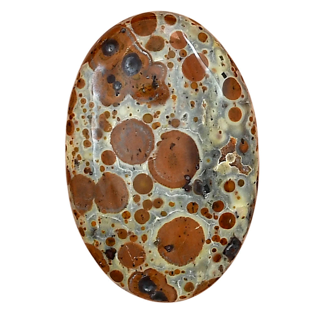 Asteroid Jasper 31x20.6x5 mm Oval Gemstone LS03626-62