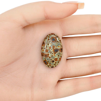 Asteroid Jasper 31x19.15x5.5 mm Oval Gemstone LS03634-62
