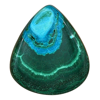 Azurite Malachite 25.1x22.25x5 mm Heart Gemstone LS03659-63