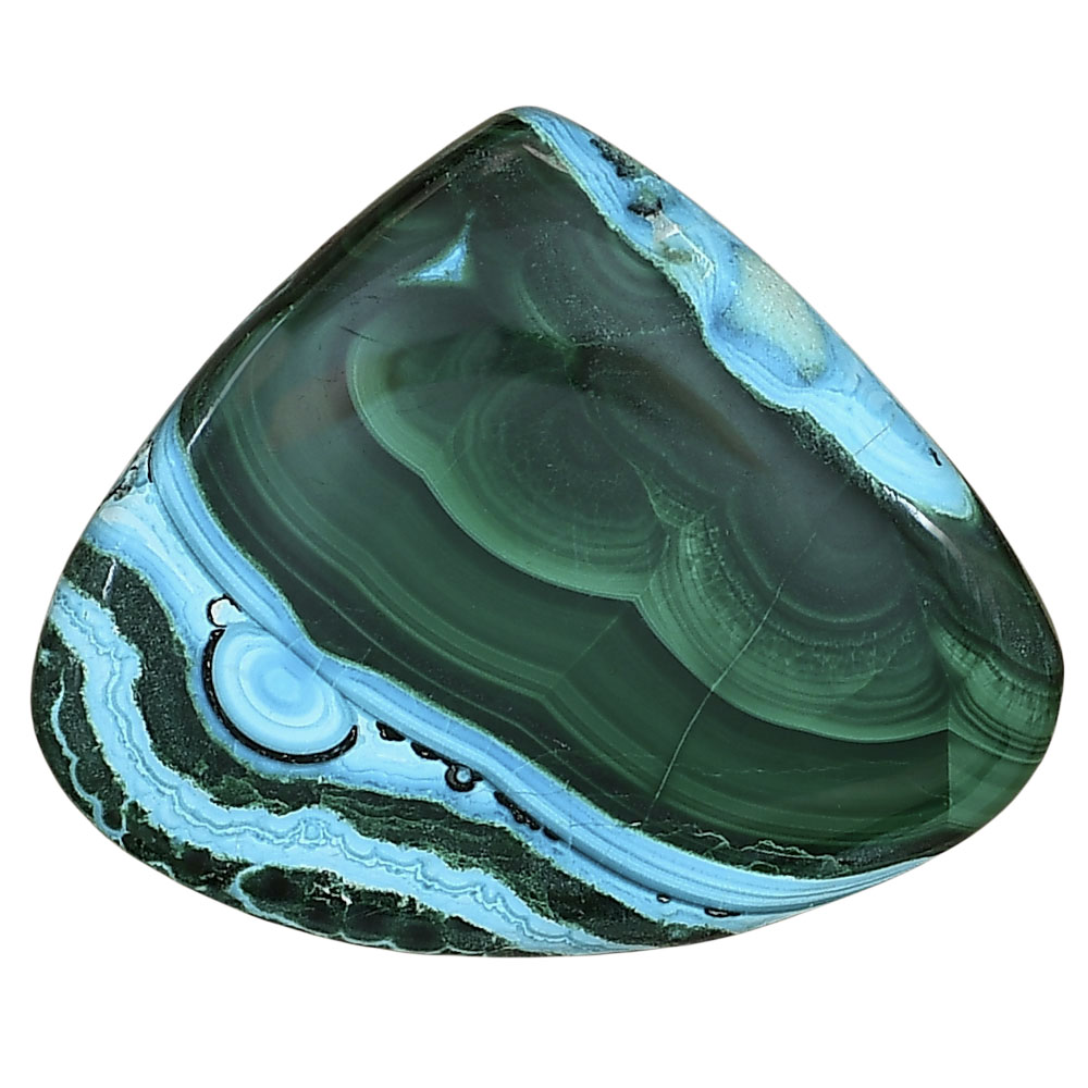 Azurite Malachite 38.3x31.75x5.5 mm Fancy Gemstone LS03662-63