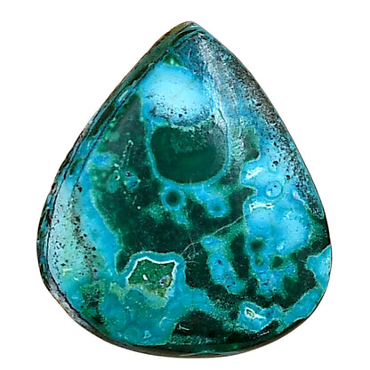 Azurite Malachite 40x22x4.3 mm Heart Gemstone LS03667-63