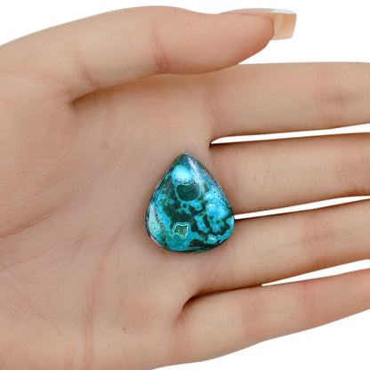 Azurite Malachite 40x22x4.3 mm Heart Gemstone LS03667-63