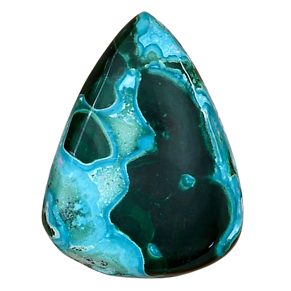 Azurite Malachite 29.65x22.35x5.5 mm Heart Gemstone LS03670-63