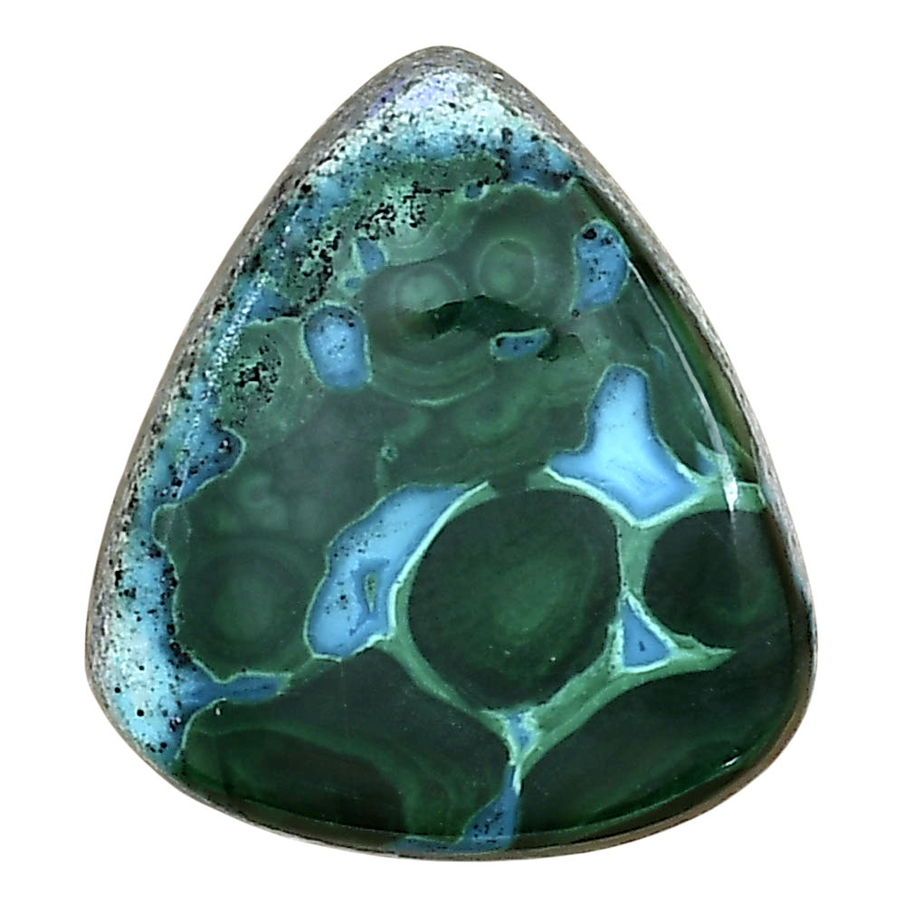 Azurite Malachite 25.6x23x5.5 mm Fancy Gemstone LS03676-63