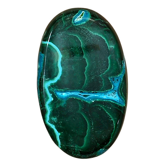 Azurite Malachite 27.4x16.65x5 mm Oval Gemstone LS03692-63