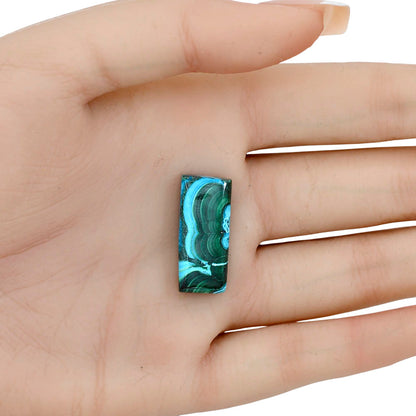 Azurite Malachite 24.8x10.8x4.7 mm Baguette Gemstone LS03694-63