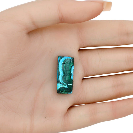 Azurite Malachite 24.8x10.8x4.7 mm Baguette Gemstone LS03694-63