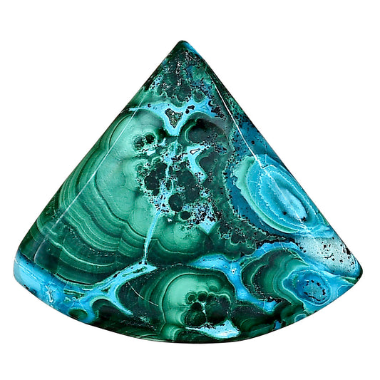 Azurite Malachite 34.6x30x5.5 mm Fancy Gemstone LS03696-63