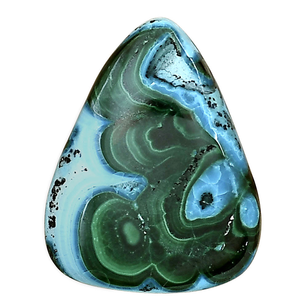Azurite Malachite 28.5x22.3x5 mm Fancy Gemstone LS03698-63
