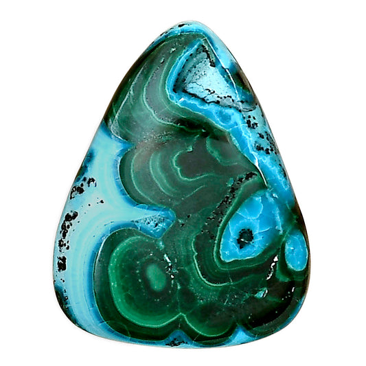 Azurite Malachite 28.5x22.3x5 mm Fancy Gemstone LS03698-63