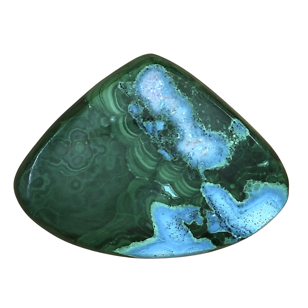 Azurite Malachite 36.3x27.1x5 mm Fancy Gemstone LS03703-63