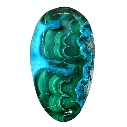 Azurite Malachite 29x16.3x5.5 mm Oval Gemstone LS03721-63