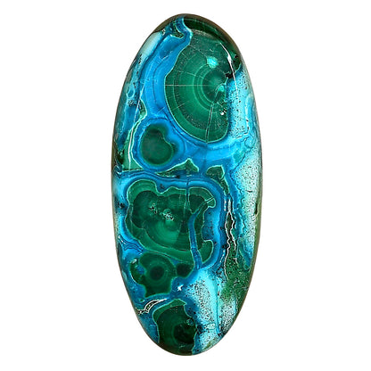 Azurite Malachite 41x18x6.3 mm Oval Gemstone LS03730-63