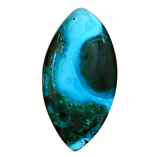 Azurite Malachite 30.3x15.7x5.5 mm Marquise Gemstone LS03739-63