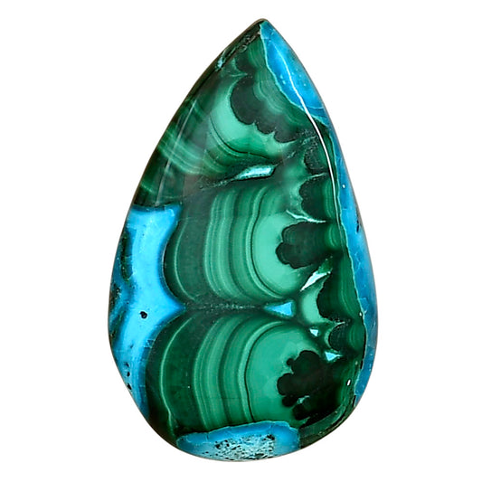 Azurite Malachite 30.5x18.5x6 mm Fancy Gemstone LS03743-63