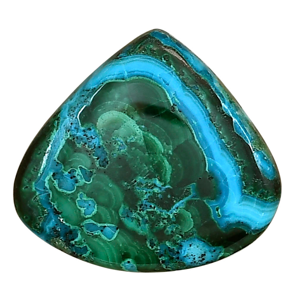 Azurite Malachite 27x24.55x5.5 mm Heart Gemstone LS03749-63