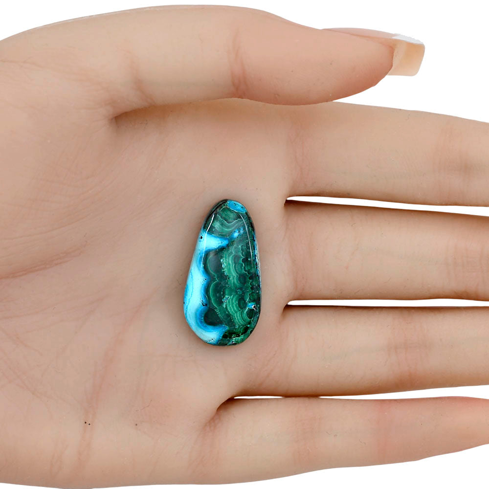 Azurite Malachite 27.55x14x5 mm Fancy Gemstone LS03758-63
