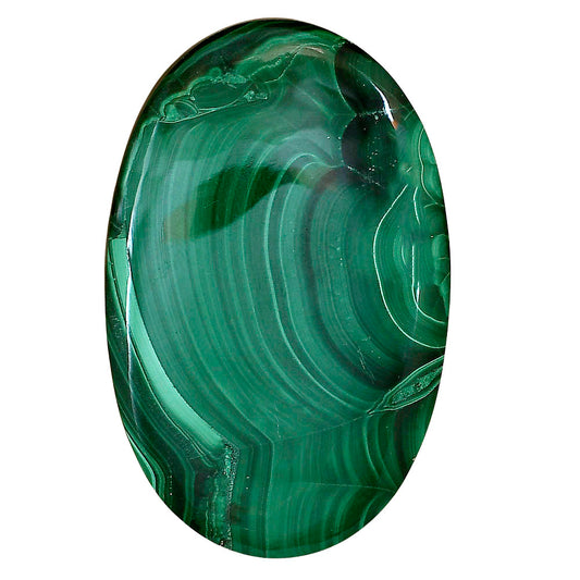 Malachite Eye 50x32.1x6.3 mm Oval Gemstone LS03844-65