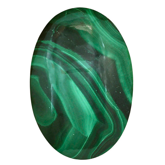 Malachite Eye 39.35x26.7x8.5 mm Oval Gemstone LS03850-65