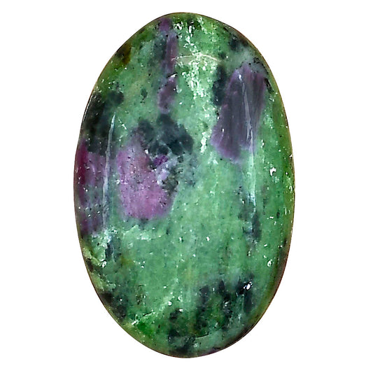 Ruby-Zoisite 32.7x21x5.5 mm Oval Gemstone LS03872-66