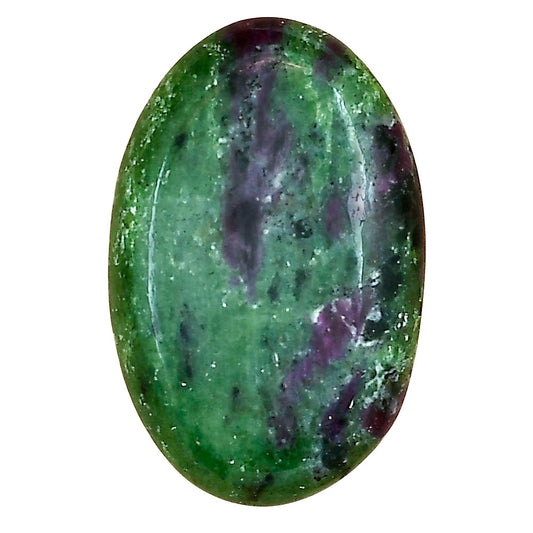 Ruby-Zoisite 32.4x21x5.8 mm Oval Gemstone LS03887-66